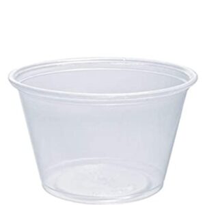 4 oz Plastic Souffle Cup - 20/125 ct