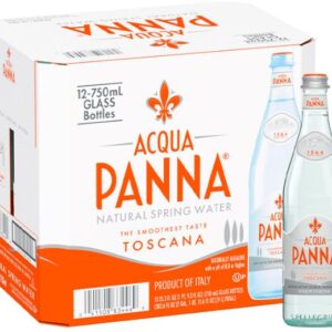 Acqua Panna Water Glass Bottle - 12 / 750 ML