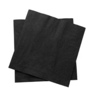 Beverage Napkin, 2-Ply Black - 200 Ct