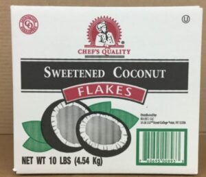 Sweetened Coconut Flakes - 10 Lbs