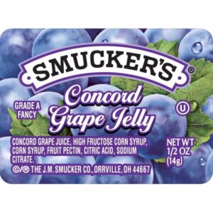 Smucker's - Grape Jelly - 200 ct/0.5 oz Packets