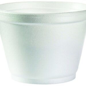 Dart - 6SJ12 - 6 oz Squat Foam Food Container - 1000 ct