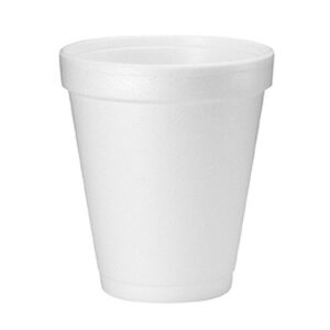 Dart - 8J8 - 8 Oz White Foam Cups