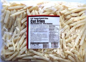 3/8" Straight Cut French Fries - 6/5 Lbs - Image 2