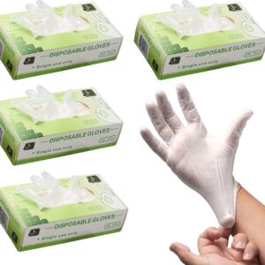 Vinyl Gloves Without Powder, Size Large - 100 Ct