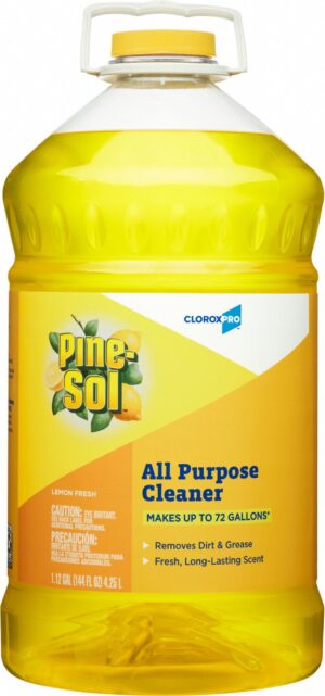 Pine -Sol - Lemon Fresh All Purpose Cleaner - 144 Oz Bottles - Image 2