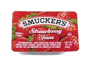 Smucker's - Strawberry Jam - 200/0.5 oz Packets