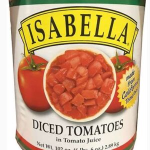 Isabella - Diced Tomatoes In Juice - 6/#10 Cans