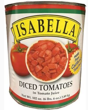 Isabella - Diced Tomatoes In Juice - 6/#10 Cans