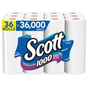 Scott - White Toilet Tissue - 36 Roll
