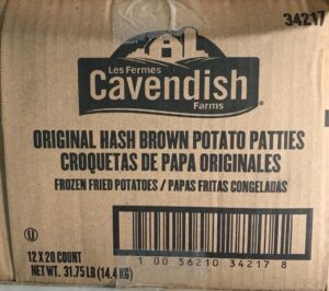 Hashbrown patties