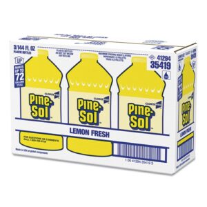 Pine -Sol - Lemon Fresh All Purpose Cleaner - 144 Oz Bottles