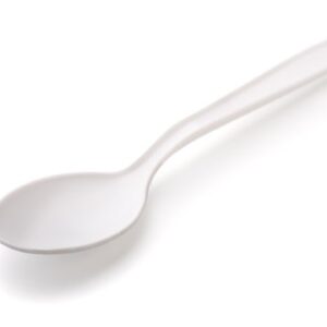 White Heavy Weight Plastic Spoons - 1000 Ct
