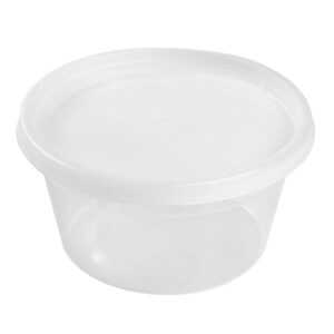 SC12 - 12 Oz Heavy Duty Soup Or Food Container With Lids - 250 Sets ( Deli Container) - Image 2