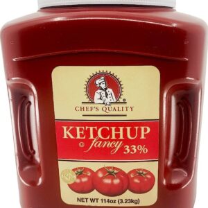 Chef's Quality - Tomato Ketchup Jug - plastic size