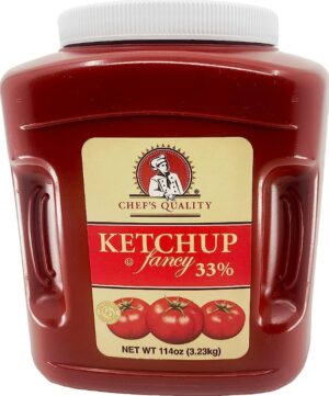 Chef's Quality - Tomato Ketchup Jug - plastic size