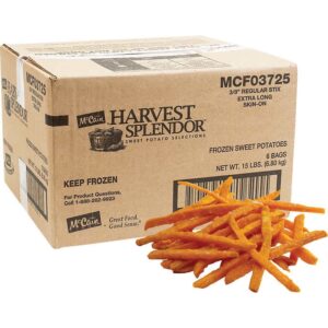 Sweet Potato fries straight 3/8 cut