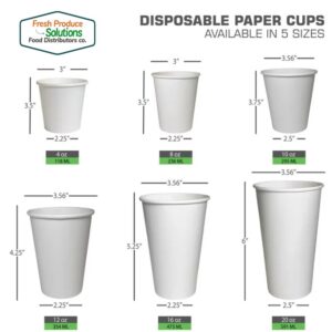Hot Paper Café Cups, 8 Oz 1000Ct - Image 2