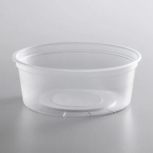 SC8 - 8 Oz Heavy Duty Soup Or Food Container With Lids - 250 Sets ( Deli Container )