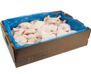 Small Chicken Leg Quarters, Halal 40 Lb (50-60Ct)