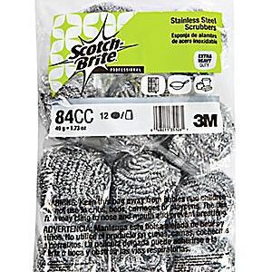 Scotch-Brite - Stainless Steel Scrubber 84cc - 12 Ct