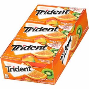 Trident - Tropical Twist Gum - 12 Ct