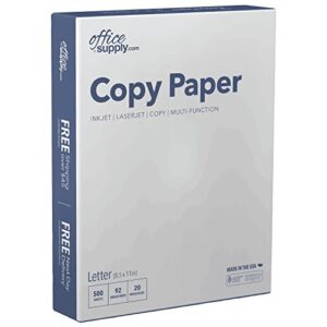 Copy Paper, 92 Brightness, 20 lb., Letter, 10 Reams, 5,000 Sheets/Carton - Image 3