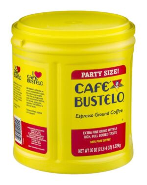 Café Bustelo Festival Size Dark Roast Ground Coffee, Espresso 36oz