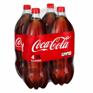 Coca-Cola Bottles, 2 Liters, 4 Pack