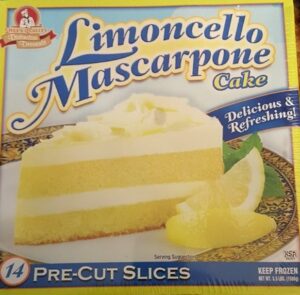 Limoncello Mascarpone Cake - 14 Slices