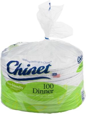 Chinet Classic Platter, 12.63" x 10" 100 Ct