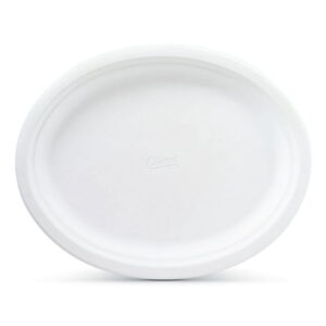 Chinet Classic Platter, 12.63" x 10" 100 Ct - Image 2