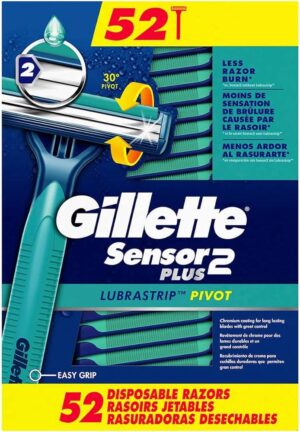 Gillette - Sensor 2 Plus Razors - 52 Ct