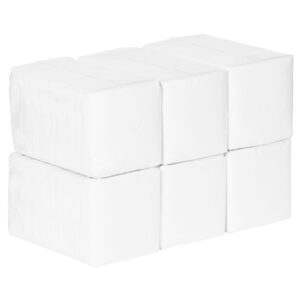 Marathon Beverage Napkins, 1-Ply, 9 1/2" x 9 1/2", White  3000 Ct - Image 2