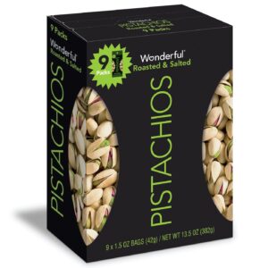 Wonderful Pistachios, Roasted and Salted 1.5 oz., 24 ct