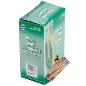 Individual Cello Wrapped Toothpicks, Mint - 1000 Ct
