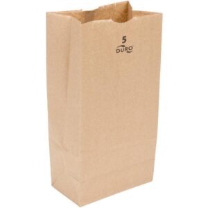 5 Lb Brown Bundle Bags - 500 Ct Pack
