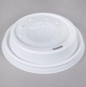 Dart - White Dome Lid With Sip Hole For 12-24 Oz 1000Ct