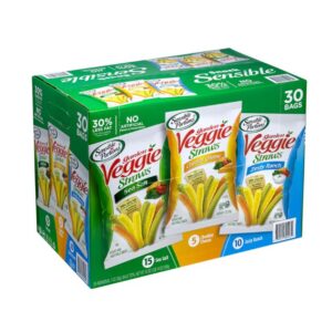 Sensible Portions Garden Veggie Straw Variety Pack 30Ct
