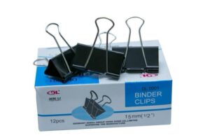 OIC® Binder Clips, Small, 3/4", Black, Box Of 12 - Image 2