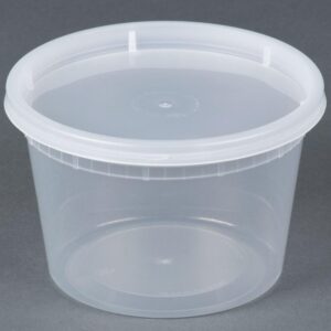 SC32 - Heavy Duty Soup Or Food Container With Lids - 250/ 32 Oz ( Deli Container )