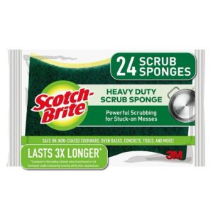 Scotch-Brite Heavy Duty Scrub Sponges- Individually Wrapped 24 ct.