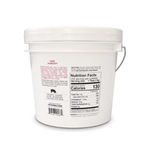Lard Pail 25 Lb 100% natural ( Manteca de cerdo )