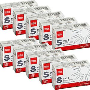 Paper Clips, Jumbo Silver 10 / 100 Ct