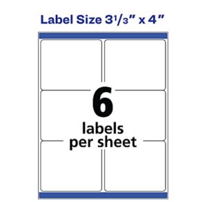 Avery® TrueBlock® Shipping Labels 5164, Rectangle, 3 1/3" x 4", White 600 Ct - Image 3