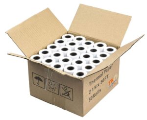 Thermal Paper Register  - 2 1⁄4" x 50' - 50Ct - Image 2