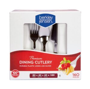Berkley Jensen Premium Cutlery Set 160Ct