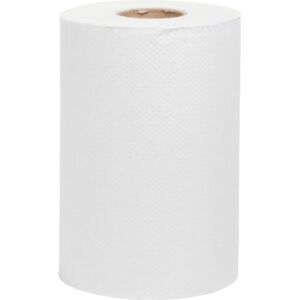 White Paper Towel Roll, 8x12 - 12Ct Pack