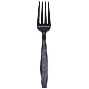 Black Plastic Forks 1000 Ct