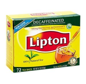Lipton Decaffinated black tea 72Ct